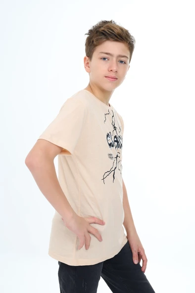 Toontoy Erkek Çocuk Baskılı Tişört - Resim 6