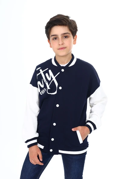 Toontoy Erkek Çocuk Baskılı Kolej Hırka - 7