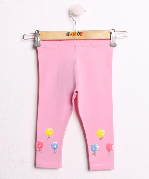 Toontoy Bebek Kız Renkli Pullu Çiçek Nakış - 10