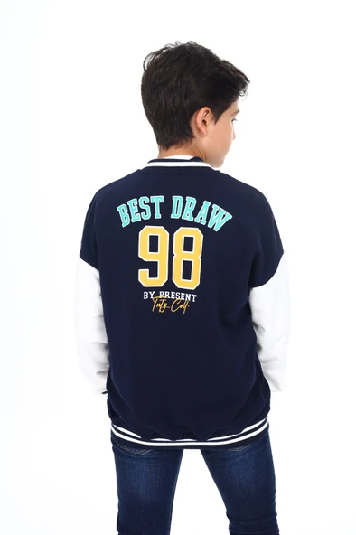 Toontoy Erkek Çocuk Baskılı Kolej Hırka - 9