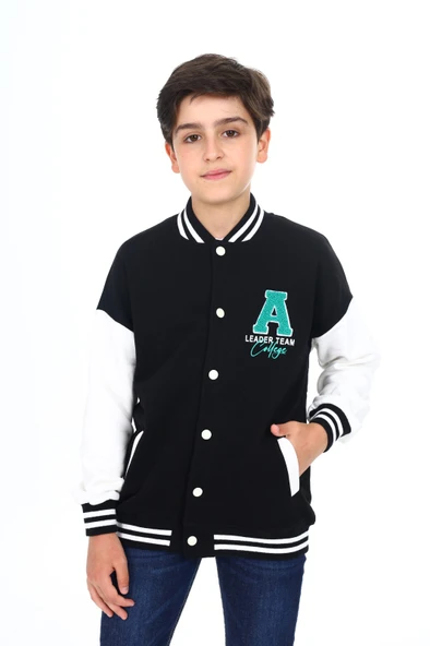 Toontoy Erkek Çocuk Baskılı Kolej Hırka