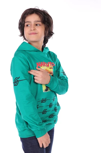 Toontoy Erkek Çocuk  Naruto Baskılı Sweatshirt - 6