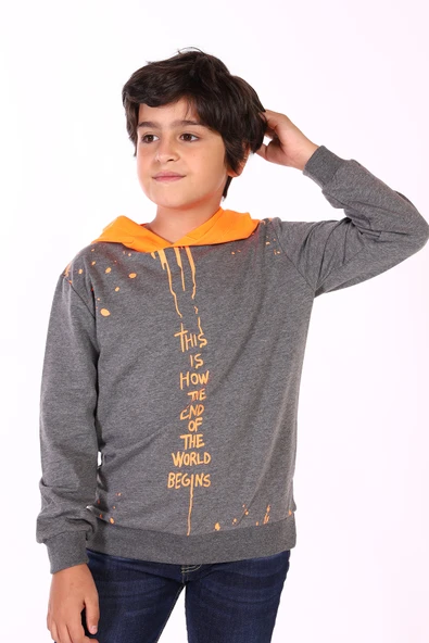 Toontoy Erkek Çocuk Neon Detaylı Sweatshirt - 4