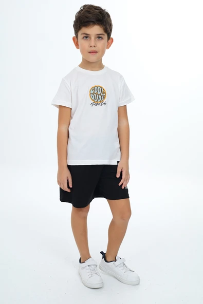 Toontoy Erkek Çocuk Baskılı Şortlu Takım - 9