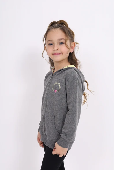 Toontoy Kız Çocuk Nakışlı Hırka - 9