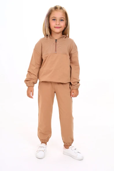 Toontoy Kız Çocuk Armalı Eşofman Takım - 9