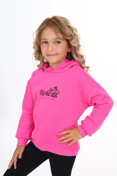 Toontoy Kız Çocuk Baskılı Sweatshirt - 6