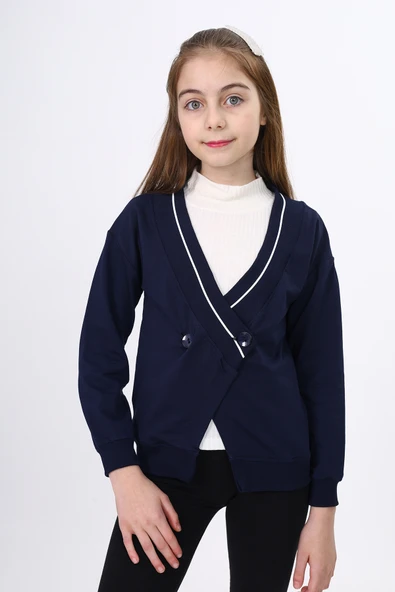 Toontoy Kız Çocuk Okul Hırka - 10