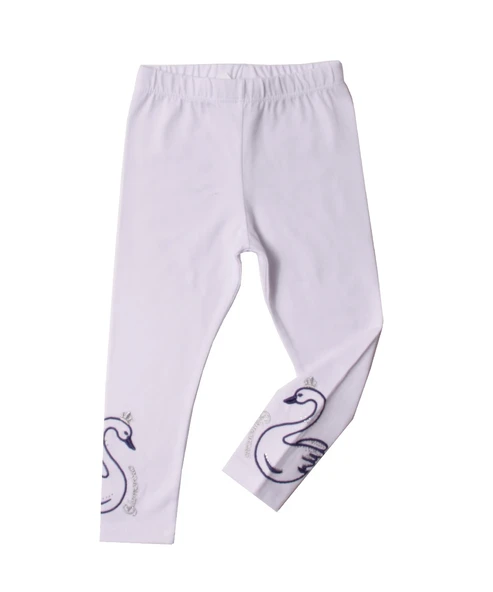 Toontoy Kız Çocuk Nakışlı Tayt - Resim 2