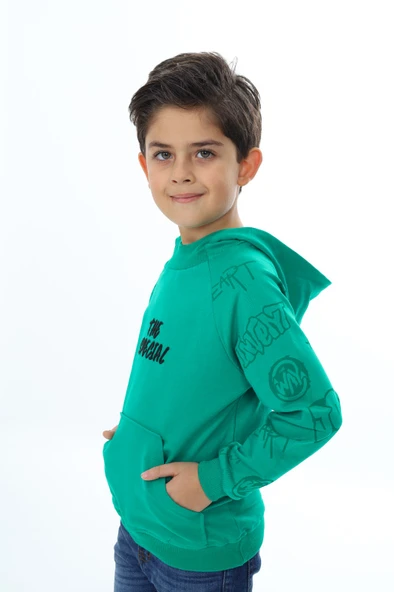 Toontoy Erkek Çocuk Nakışlı Sweatshirt - Resim 7