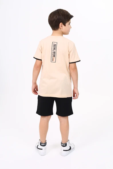 Toontoy Erkek Çocuk Baskılı Şortlu Takım - 8