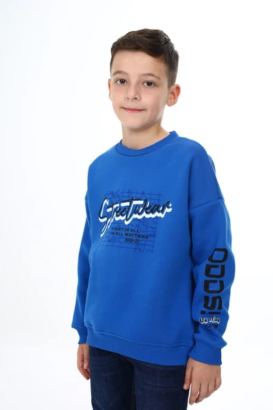 Toontoy Erkek Çocuk Baskılı Sweatshirt - Resim 10