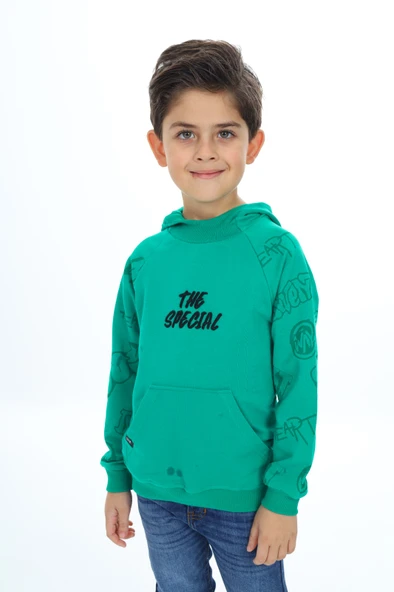 Toontoy Erkek Çocuk Nakışlı Sweatshirt - Resim 5