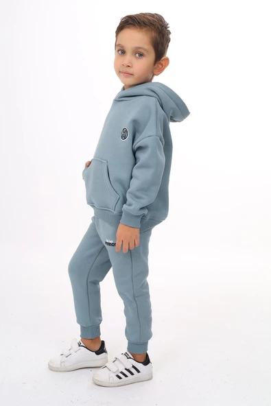 Toontoy Erkek Çocuk Nakışlı Eşofman Takım - 3
