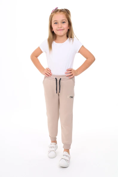 Toontoy Kız Çocuk Nakışlı Eşofman Alt - 3
