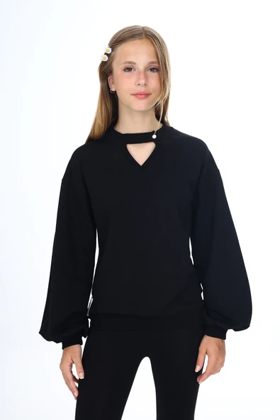 Toontoy Kız Çocuk Okul Sweatshirt
