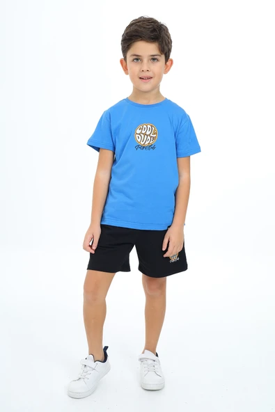 Toontoy Erkek Çocuk Baskılı Şortlu Takım - 5