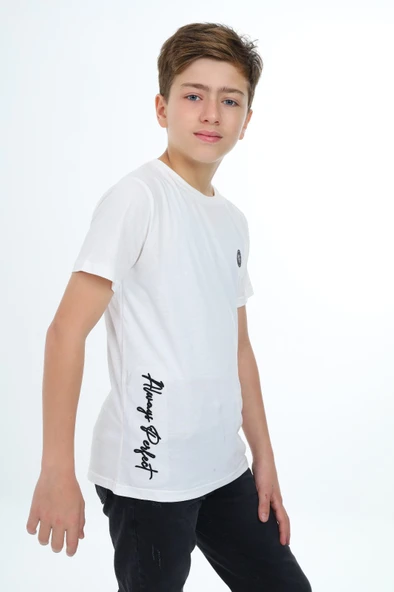 Toontoy Erkek Çocuk Nakışlı Tişört - 9