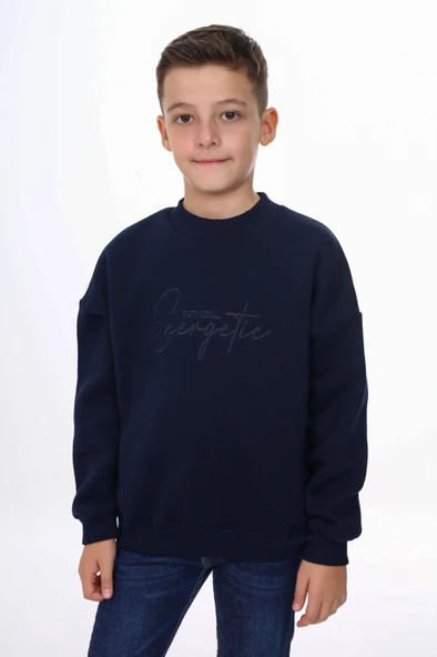 Toontoy Erkek Çocuk Nakışlı Sweatshirt - Resim 12