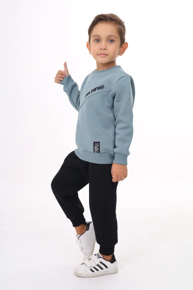 Toontoy Erkek Çocuk Nakışlı Eşofman Takım - 5