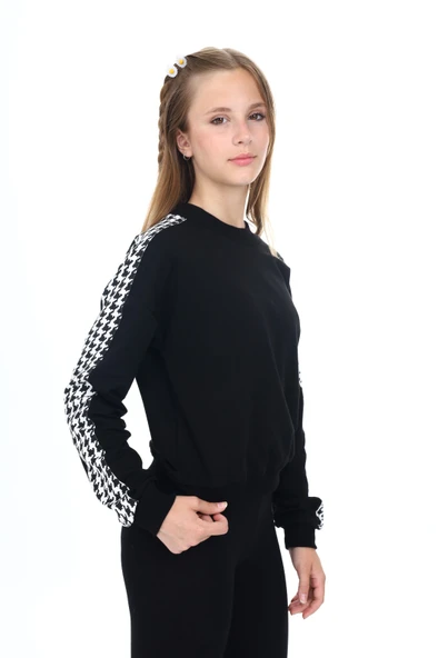 Toontoy Kız Çocuk Baskılı Sweatshirt - 6
