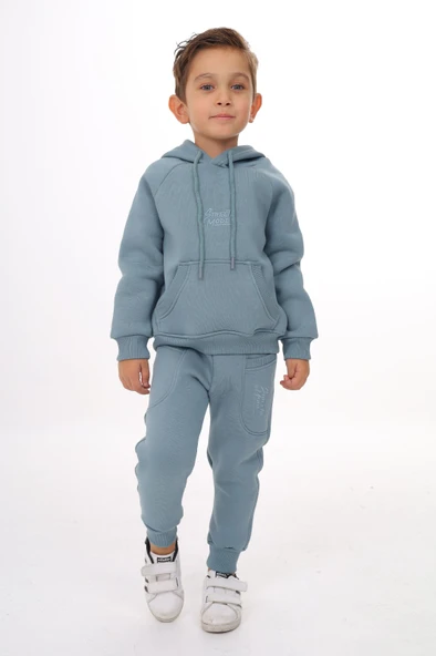 Toontoy Erkek Çocuk Nakışlı Eşofman Takım - 6