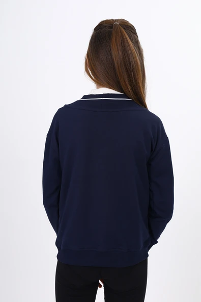 Toontoy Kız Çocuk Okul Hırka - 8