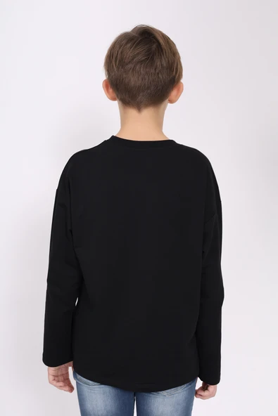 Toontoy Erkek Çocuk Hey You Look  Baskılı Sweatshirt - 12