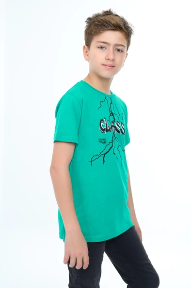 Toontoy Erkek Çocuk Baskılı Tişört - Resim 12