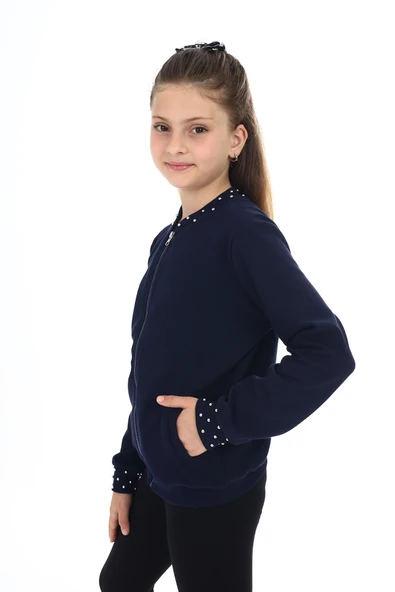 Toontoy Kız Çocuk Okul Hırka - 9