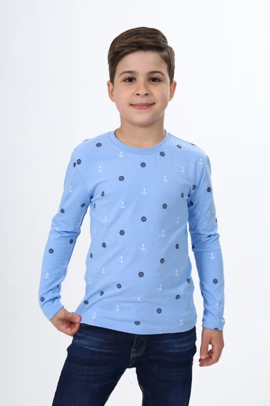 Toontoy Erkek Çocuk  Dümen Baskılı Tişört