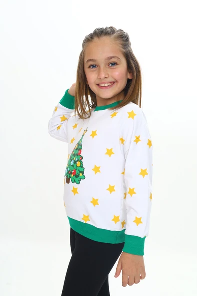 Toontoy Kız Çocuk Baskılı Sweatshirt - 3
