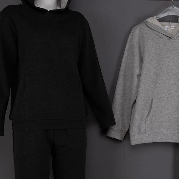 Unisex Kapüşonlu Günlük Eşofman Takımı Baveno - 2