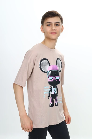 Toontoy Erkek Çocuk Robot Baskılı Tişört - Resim 10