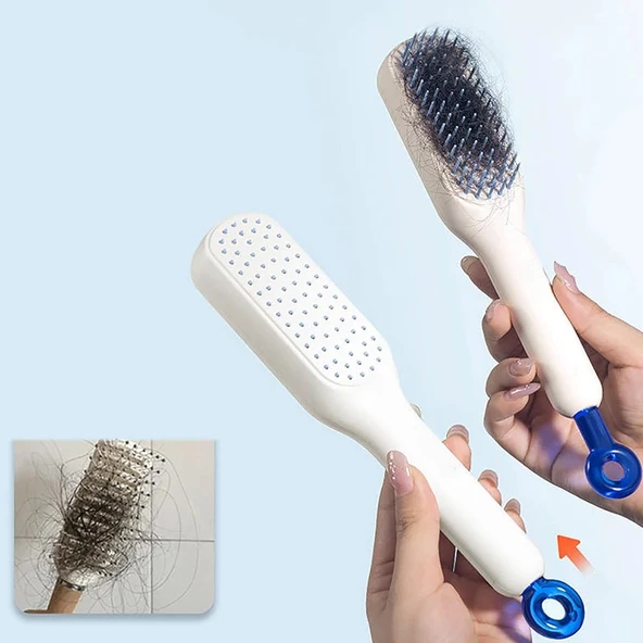 Kendini Temizleyen 3D Saç Fırçası Anti-Statik Masaj Tarağı Saç Fırçası Saç Şekillendirici ürün görseli 1