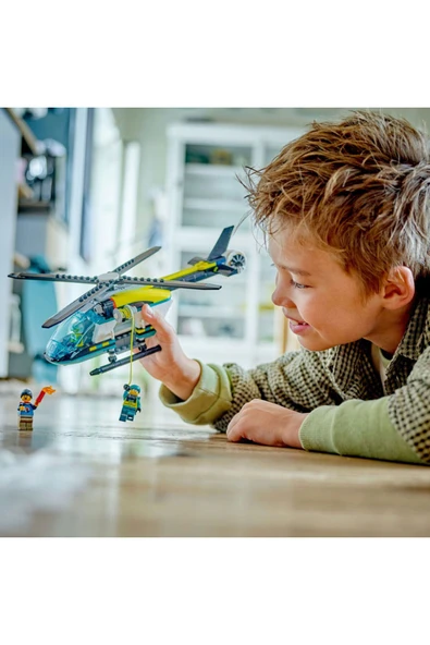 LEGO ® City Acil Kurtarma Helikopteri 60405 -  Yaratıcı Oyuncak Yapım Seti (226 Parça) - 7