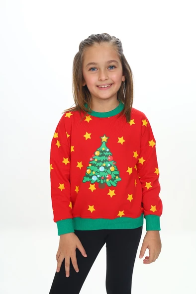 Toontoy Kız Çocuk Baskılı Sweatshirt - 5