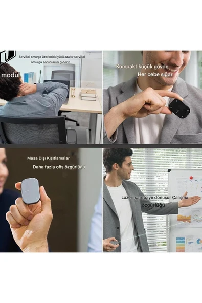 Cheerdosts2 Lazer ve Mouse Bluetooth Kablosuz Sunum Kalemi - 3