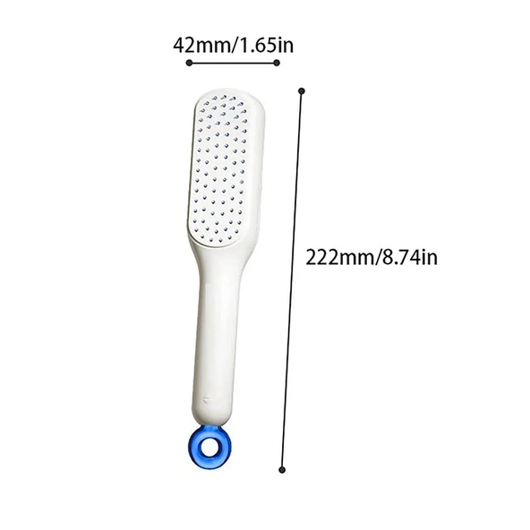 Kendini Temizleyen 3D Saç Fırçası Anti-Statik Masaj Tarağı Saç Fırçası Saç Şekillendirici - Resim 3