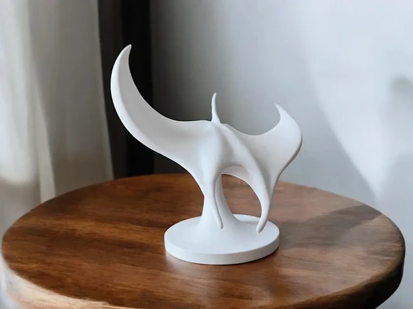 DEKORATİF MANTA HEYKELİ - 2