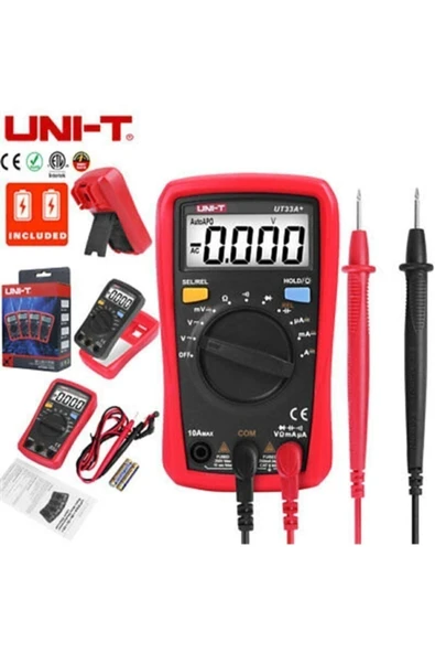 UNİ-T UT33A+ Avuçiçi Dijital Multimetre - 2