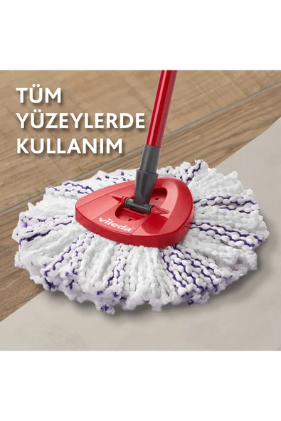 Vileda Turbo 3in1 Extra Pedli Mikrofiber Yedek Paspas - 5