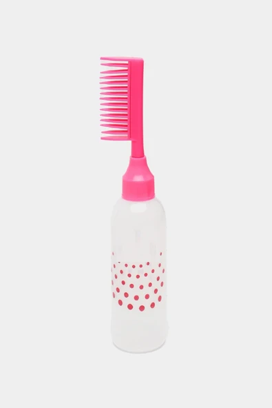 Yatay Model 150ML Saç Boyası Fırçası Taraklı Boş Şişe Aplikatör Boyama Şampuan Saç Yağı Bakım Tarağı - 4