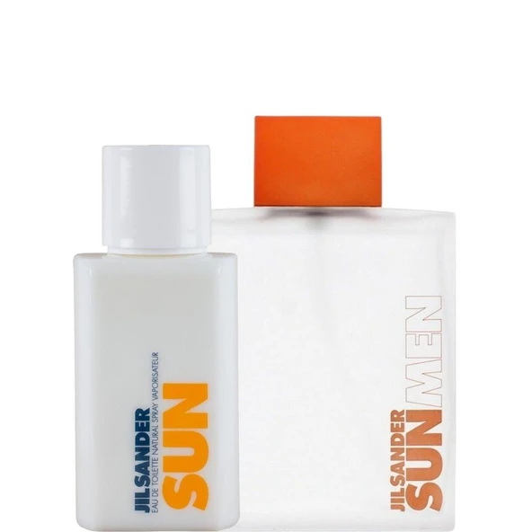 Jil Sander Sun EDT 125 ml Erkek + 75 ml Kadın Parfüm Seti