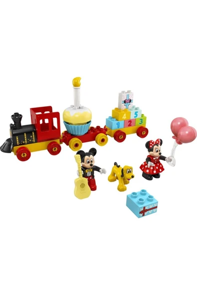LEGO DUPLO® Disney Mickey ve Minnie Doğum Günü Treni 10941  Eğitici Yapım Seti (22 Parça) - 3