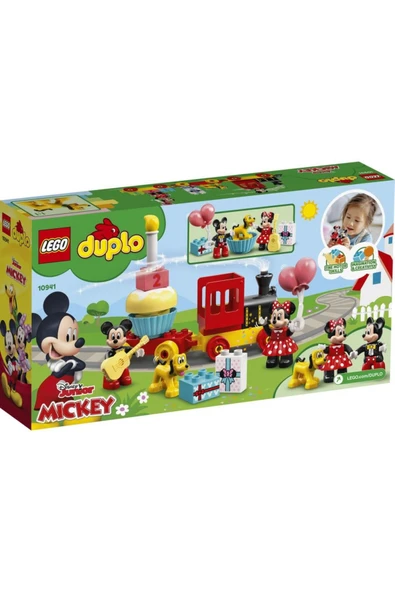 LEGO DUPLO® Disney Mickey ve Minnie Doğum Günü Treni 10941  Eğitici Yapım Seti (22 Parça) - 4