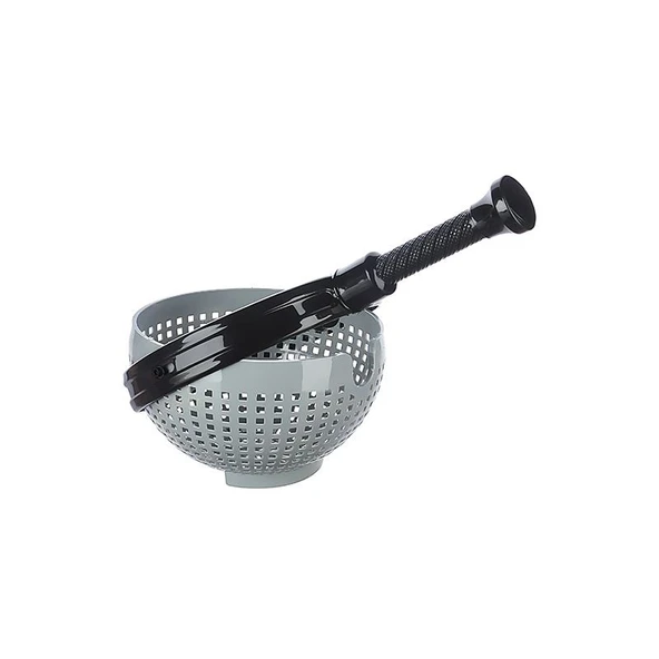 Hızlı Salata Kurutucu Süzgeç- Dönerli Süzgeç Dev Boy - 4