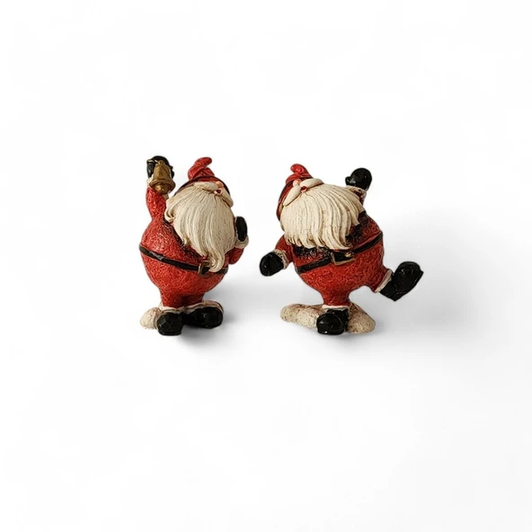 İkili Noel Baba 8x6 cm - Resim 4