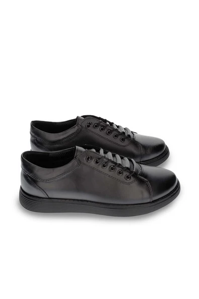 Erkek Rahat Taban Sneaker Bağcıklı Tam Kalıp Hafif Yüksek Taban Günlük Spor Ayakkabı Sneaker - 2