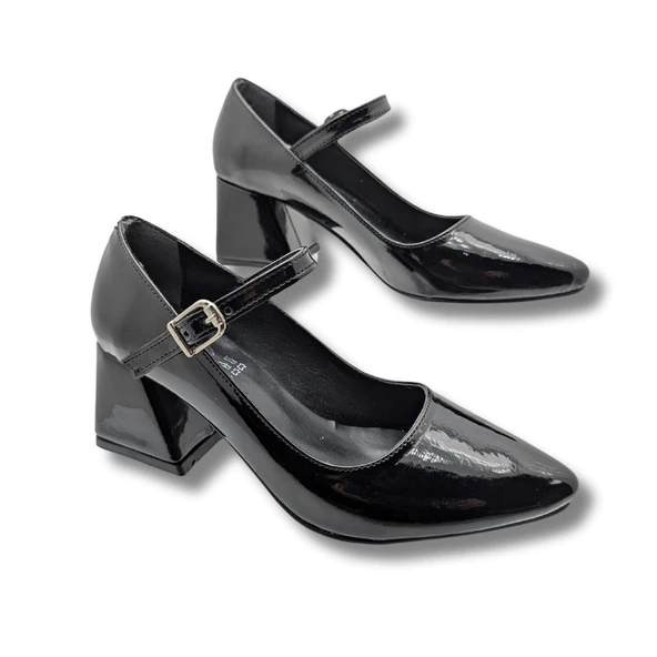 Palmera | Kadın Blok Topuklu Klasik Ayakkabı - Resim 4